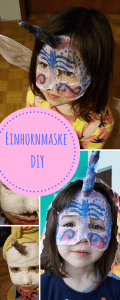 einhorn Maske Gipsbinden