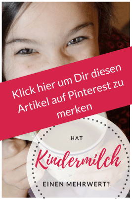 Kindermilch - macht das wirklich Sinn?